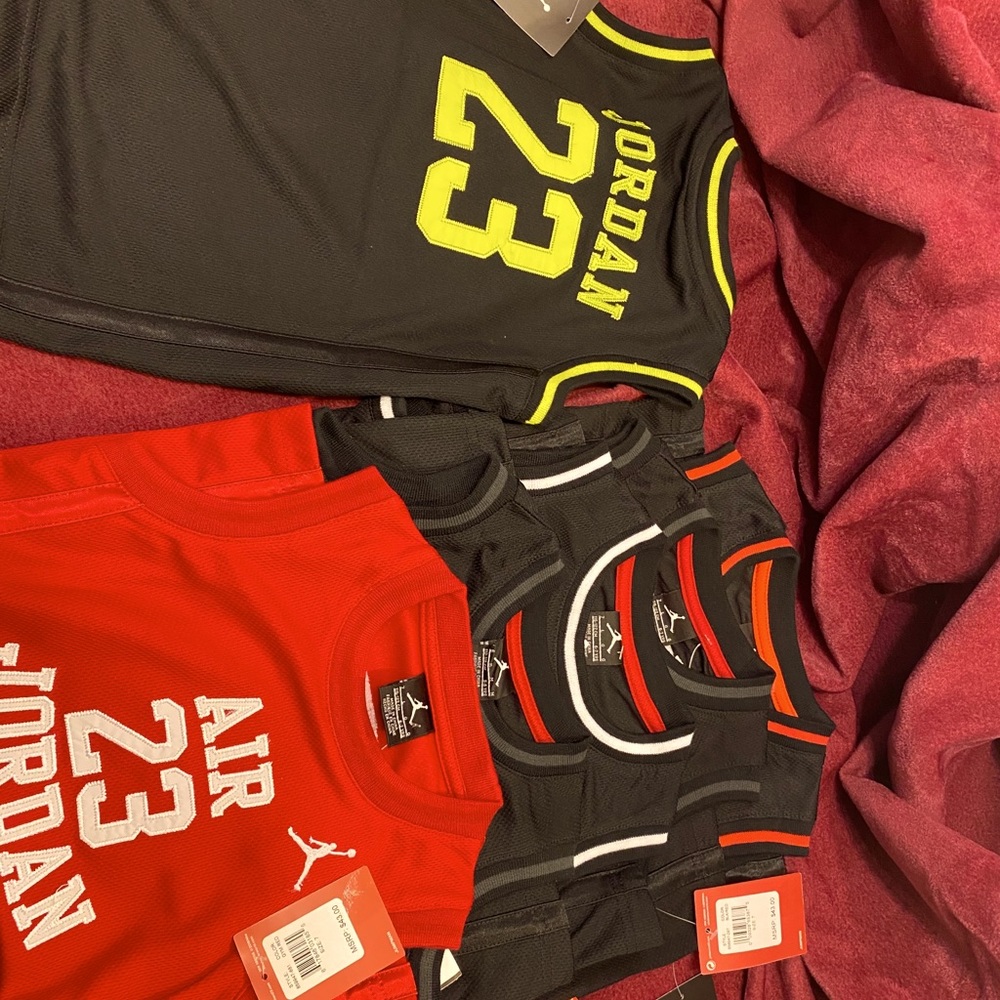Jordan’s embroidered jersey multi colors sizes